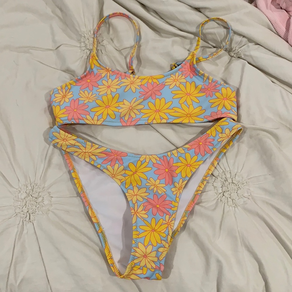 flower bikini set